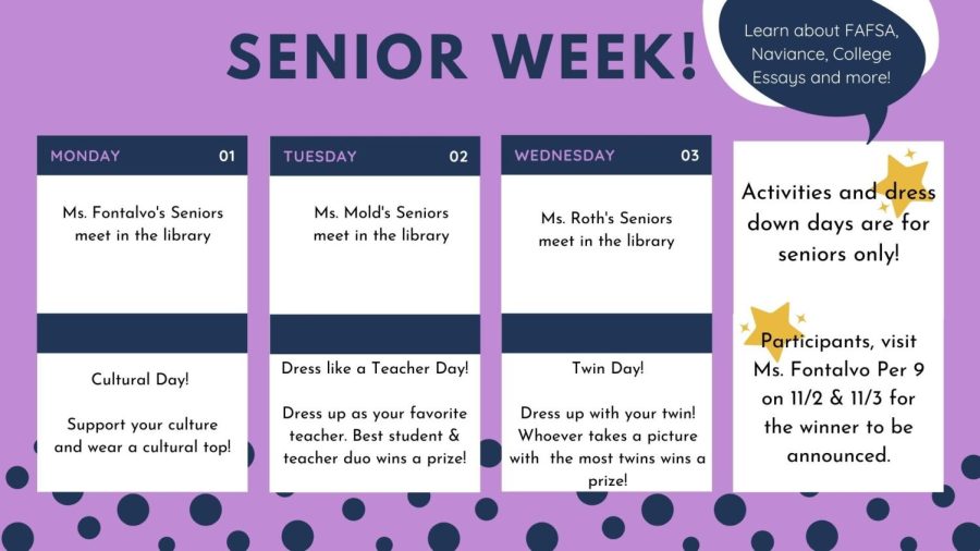 Its SENIOR WEEK! Whats in store for seniors