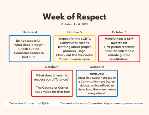 Week of Respect set for Oct. 4-8 at Prep