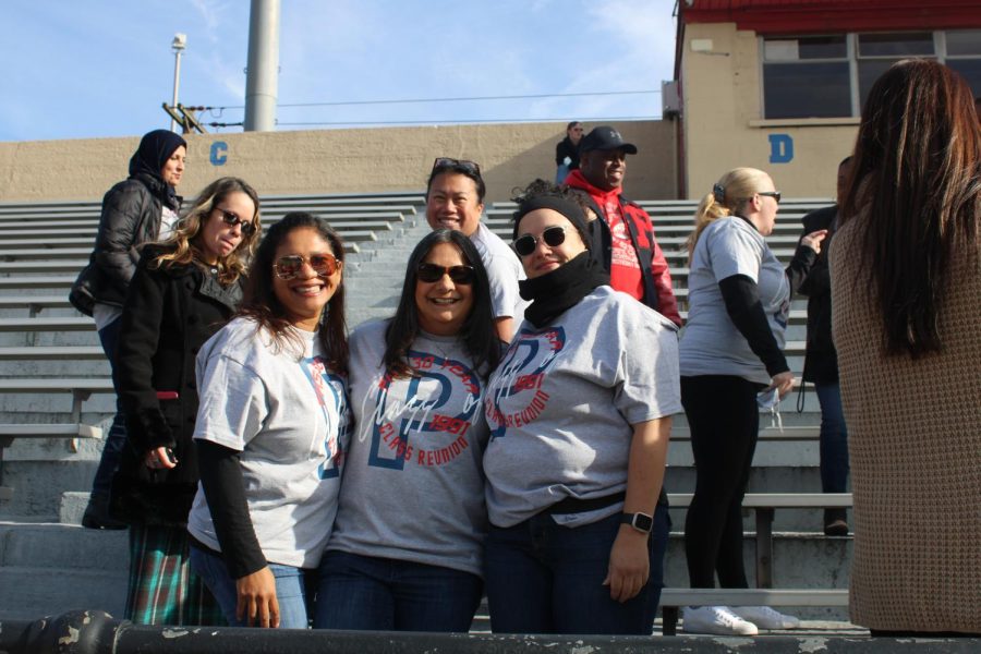 Passaic High School class of 91 meet up again after 30 years at Boverini Stadium.