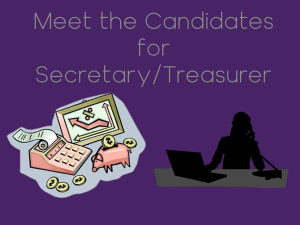 Meet the Candidates: Student Council Secretary/Treasurer, 2026-27