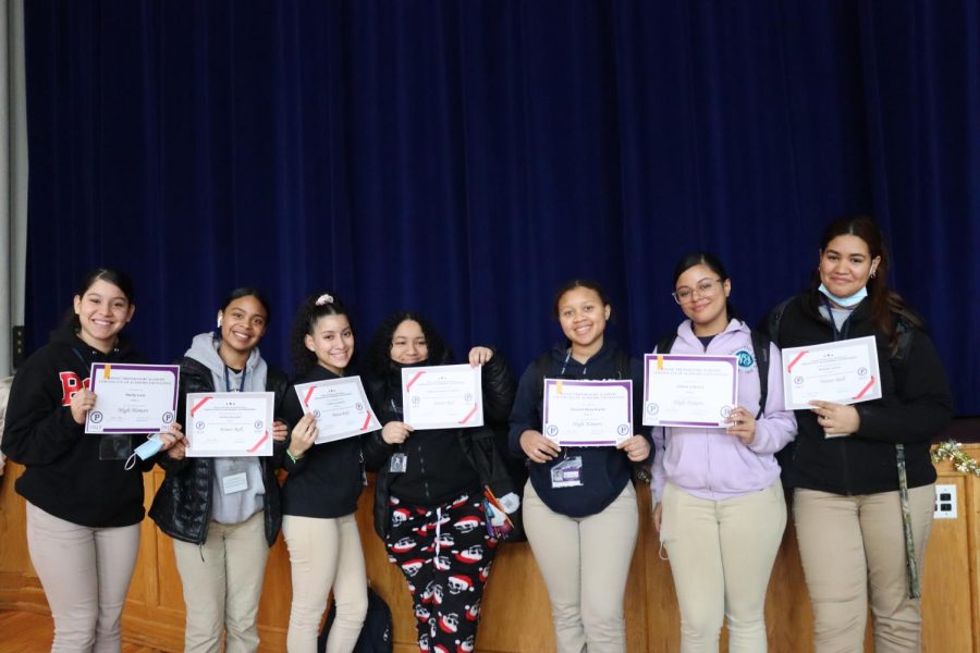 High School Honor Roll ceremony, Dec. 2022