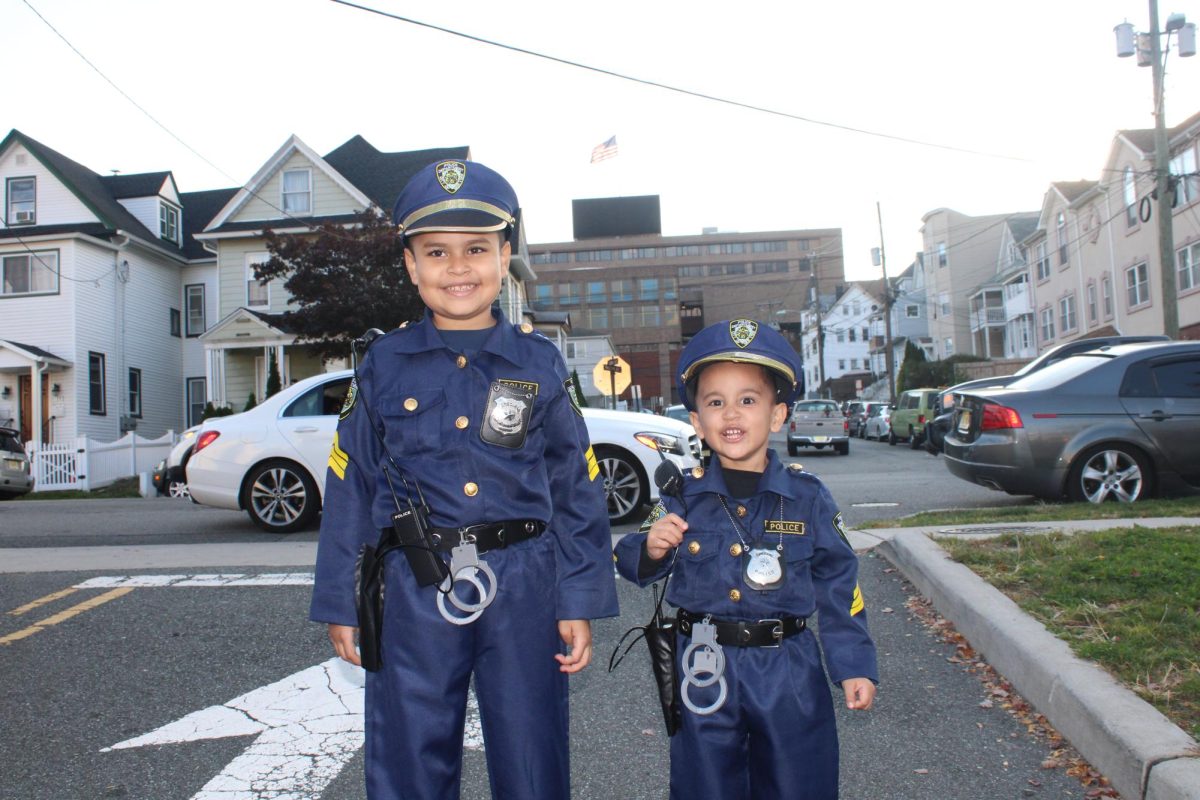 Kids dressed up as Police Officers