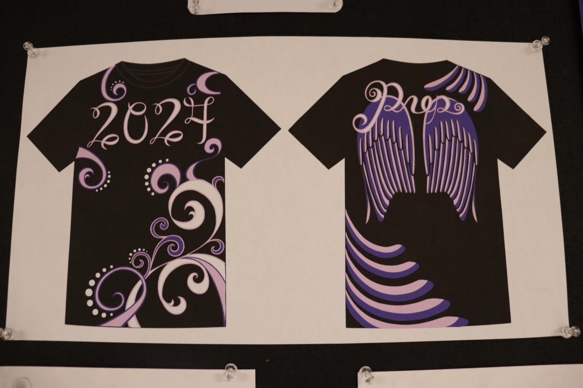 Class of 2024 T-Shirt designed by Alim Baez.