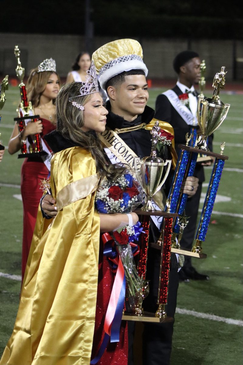 Homecoming King and Queen, Ikylez Colon & Liliana Hernandez